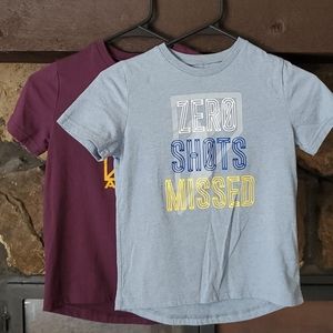 2 Under Armour small boys tees